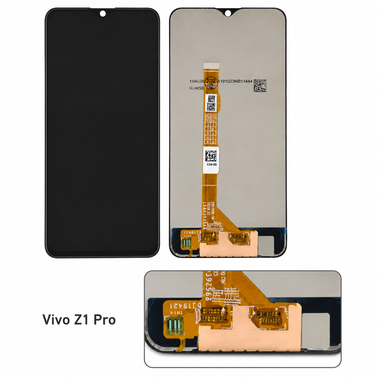 Vivo Z1 PRO LCD Touch Digitizer Combo Front View - OEM Original Screen Replacement | Realronics